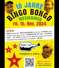 Bingo Bongo Musikbingo - 10 Jahre Jubiläumsshow