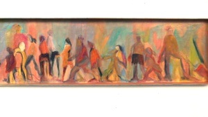 Vernissage der Ausstellung Andrea Wallgren (Berlin) in der „GaGalerie“ von Ecco Meineke