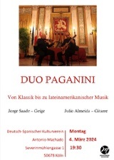 Duo Paganini - von Klassik bis zu lateinamerikanischer Musik