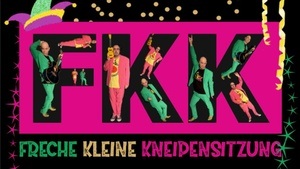 Freche kleine Kneipensitzun