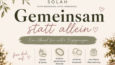 Gemeinsam statt allein
