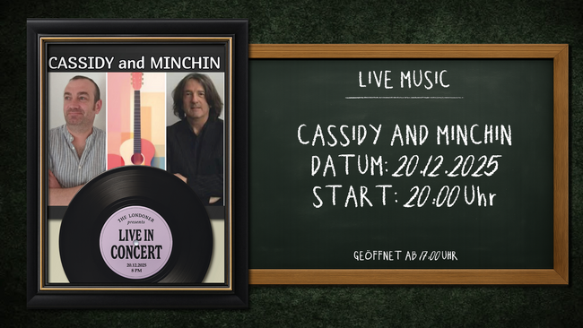 LIVE IN CONCERT: CASSIDY & MINCHIN