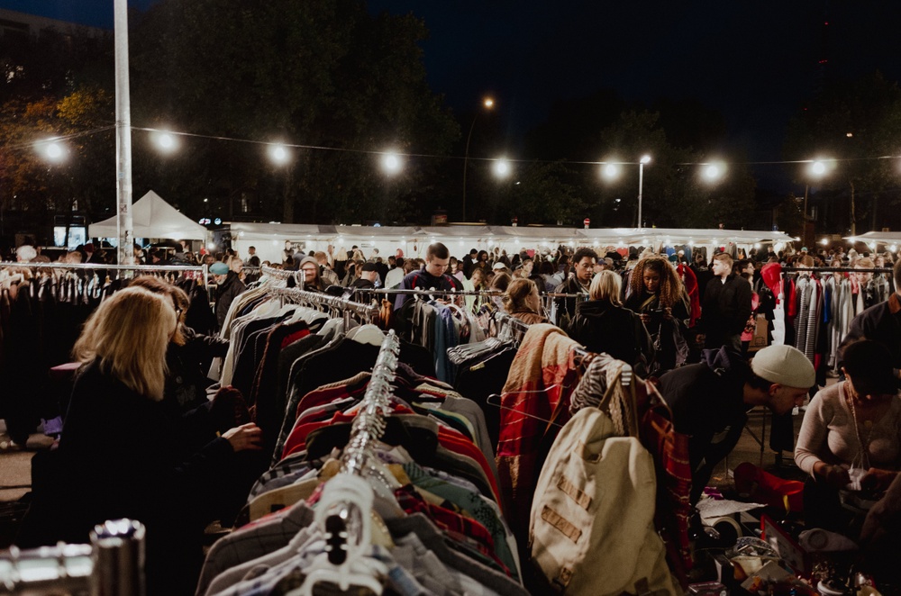 Nachtflohmarkt Rindermarkthalle St. Pauli
