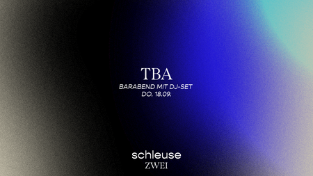 Barabend mit DJ-Set – tba