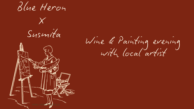 Wine & Painting evening with local artist