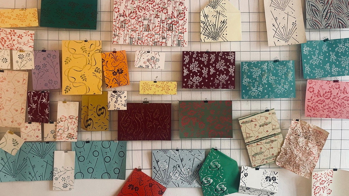 Titelbild der Veranstaltung Druck-Workshop mit Vintage Musterwalzen