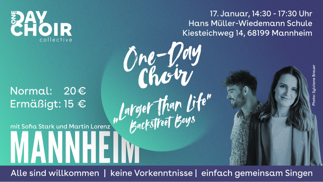 MANNHEIM | One-Day Choir | "Larger Than Life" - Backstreet Boys