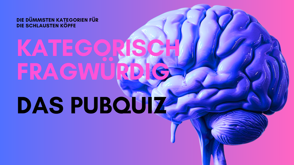 Titelbild der Veranstaltung Kategorisch Fragwürdig - Das Pubquiz Norderstedt