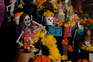 Zeremonien der Ofrenda - Mexikanisches Totenfest