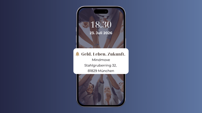 Geld. Leben. Zukunft. - Ein exklusives Event by SHE.BUILDS.WEALTH