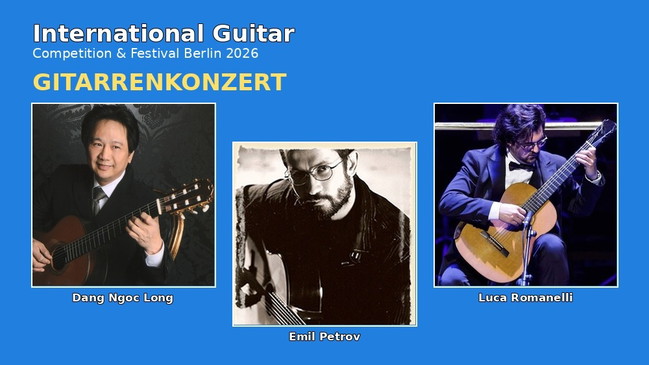 20 Jahre Internationaler Gitarrenwettbewerb Berlin