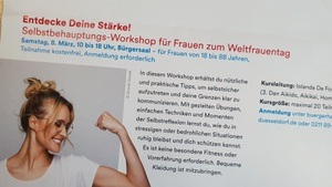 Entdecke Deine Stärke! Selbstbehauptungs-Workshop für Frauen zum Weltfrauentag