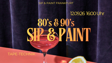 Sip & Paint 80's & 90's im Hilton Hotel
