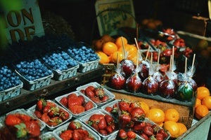 Wochenmarkt am August-Bebel-Platz