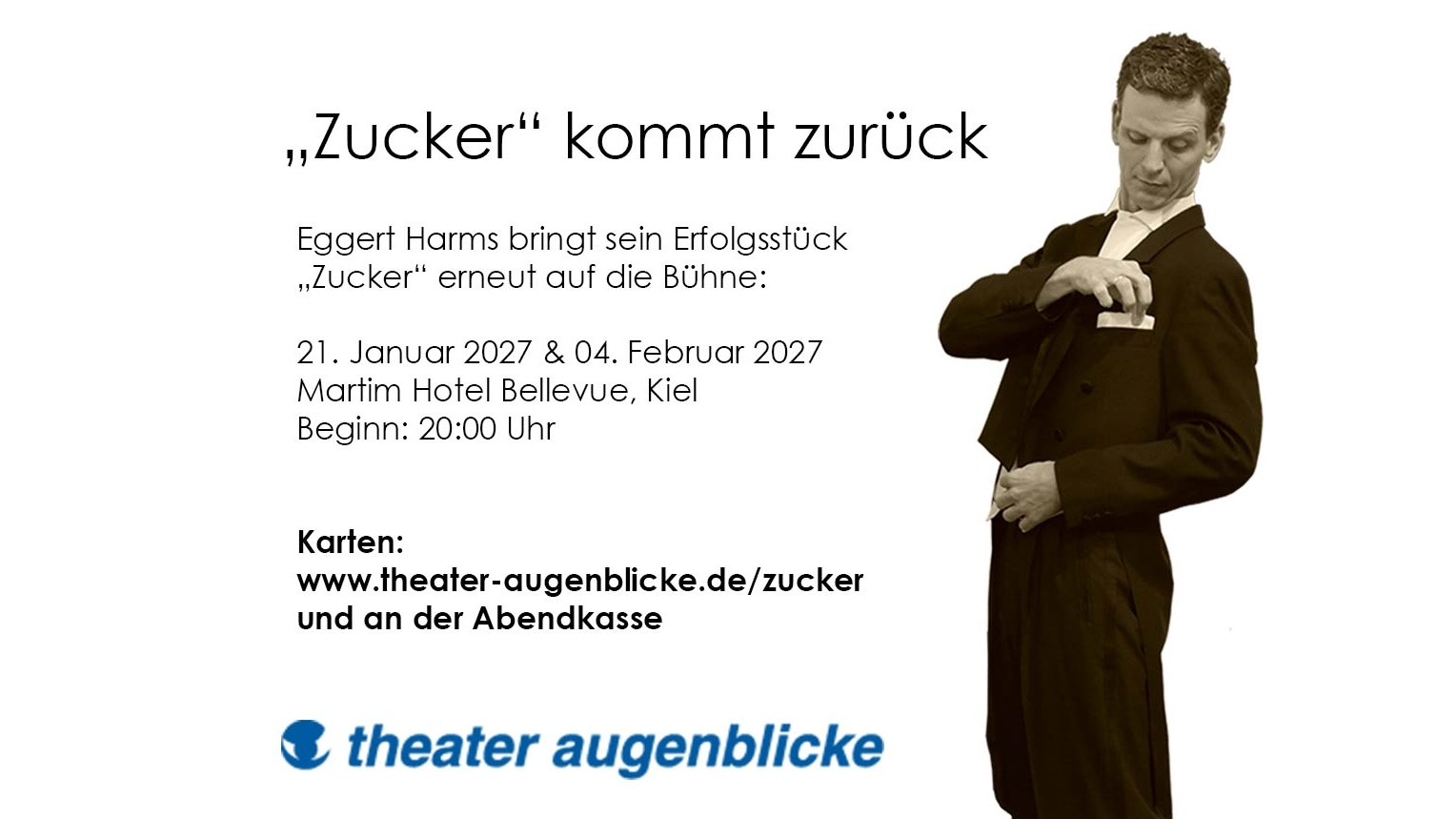 Zucker - Ein kleines Theater mit Chansons von Georg Kreisler