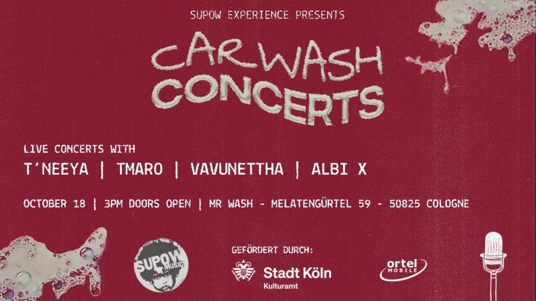 CARWASH CONCERTS mit Albi X, Tmaro, T´Neeya, Vavunettha, *Maliiik