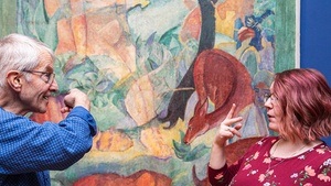 Öffentlicher Rundgang mit DGS-Dolmetscher in der Ausstellung „Kirchner. Picasso"