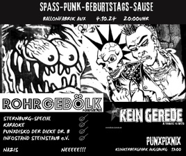 Spaß-Punk-Geburtstags-Sause! ft. Karaoke & Punkdisko (AK)