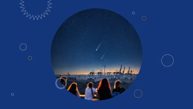 Sternschnuppen-Nacht auf dem Energieberg Georgswerder