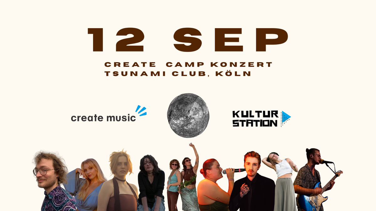 Titelbild der Veranstaltung CREAtE CAMP KONZERT