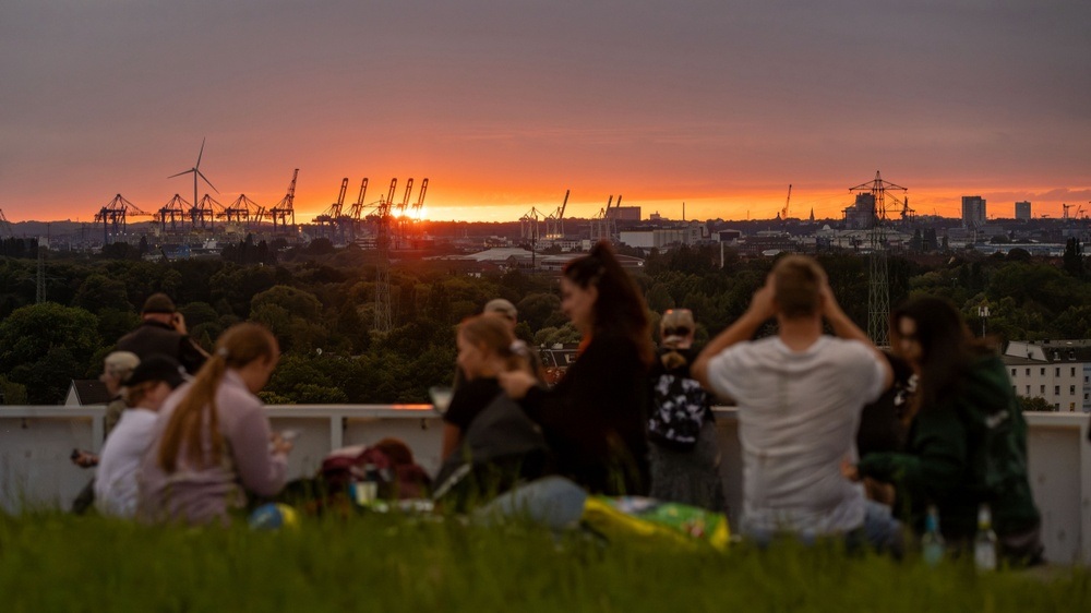 Sternschnuppennacht auf dem Energieberg Georgswerder