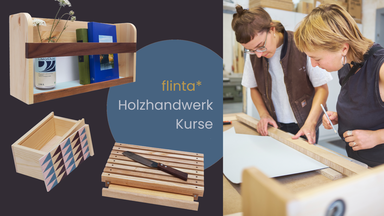 Holz-Handwerkskurs für Einsteiger*innen: Wochenend-Kurs Holzkästchen mit furniertem Deckel