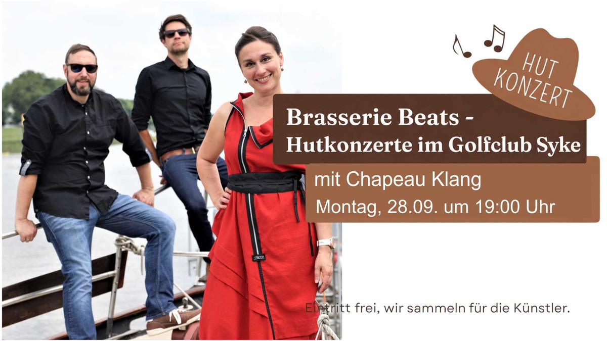 Titelbild der Veranstaltung Brasserie Beats mit CHAPEAU KLANG
