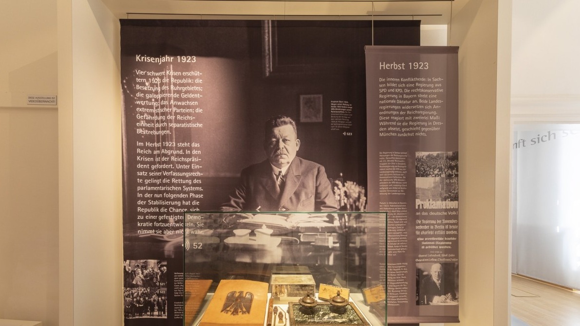 Öffentliche Führung durch die Dauerausstellung „Vom Arbeiterführer zum Reichspräsidenten – Friedrich Ebert (1871–1925)"