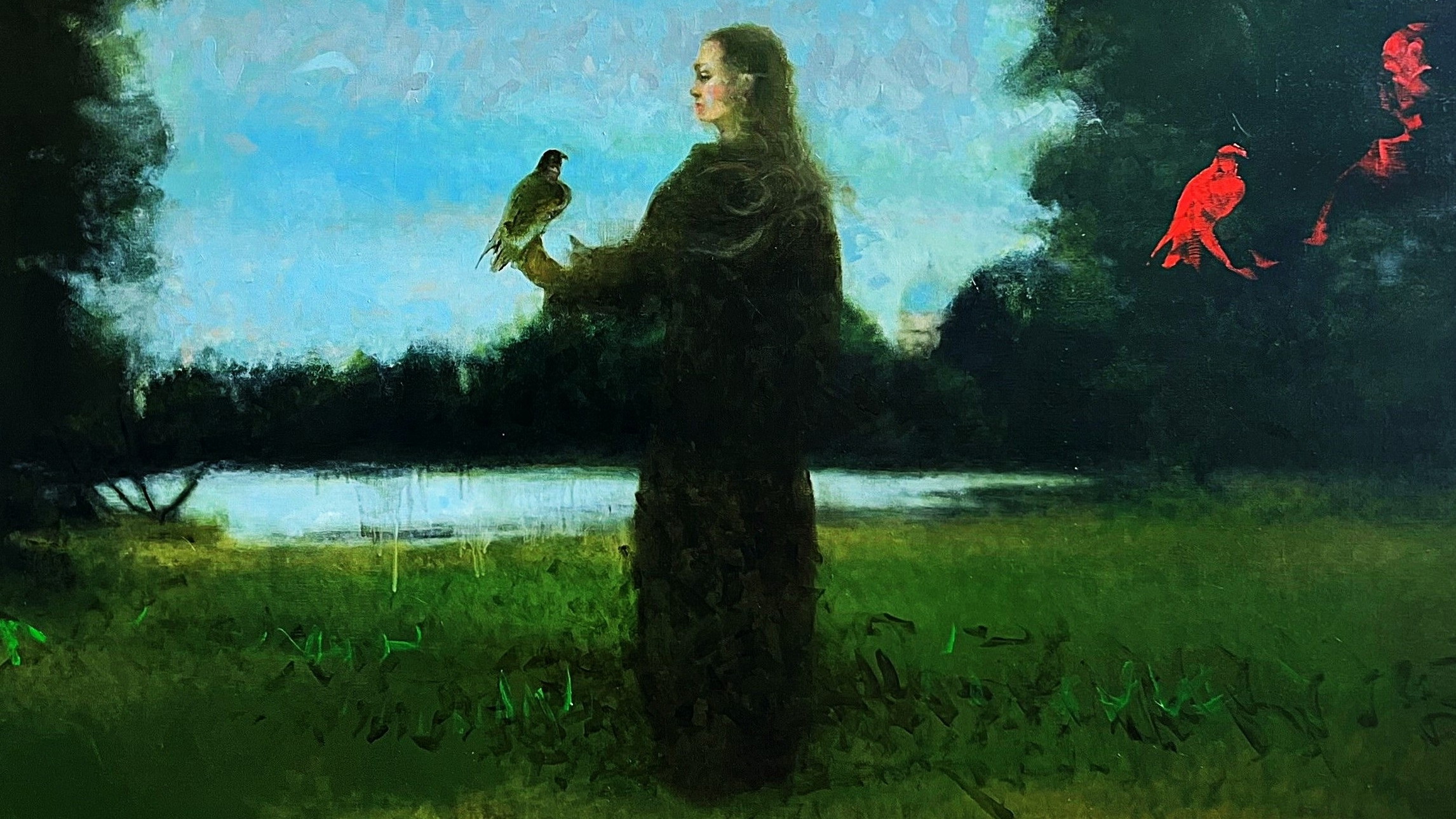 Ausstellung "Studie der Zeit" Ölmalerei von Kristine Narvida