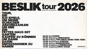 Tour, die ich spiele, um meine Schulden abzubezahlen um mir ein fettes Haus mit Garten kaufen zu können um dann darin Depressionen zu haben