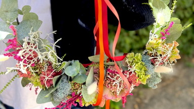 Herbst Floral Hoop