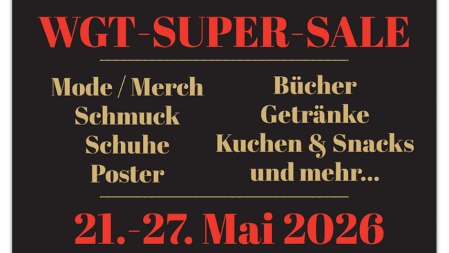 WGT Super-Sale im Gisiversum-Secondhand