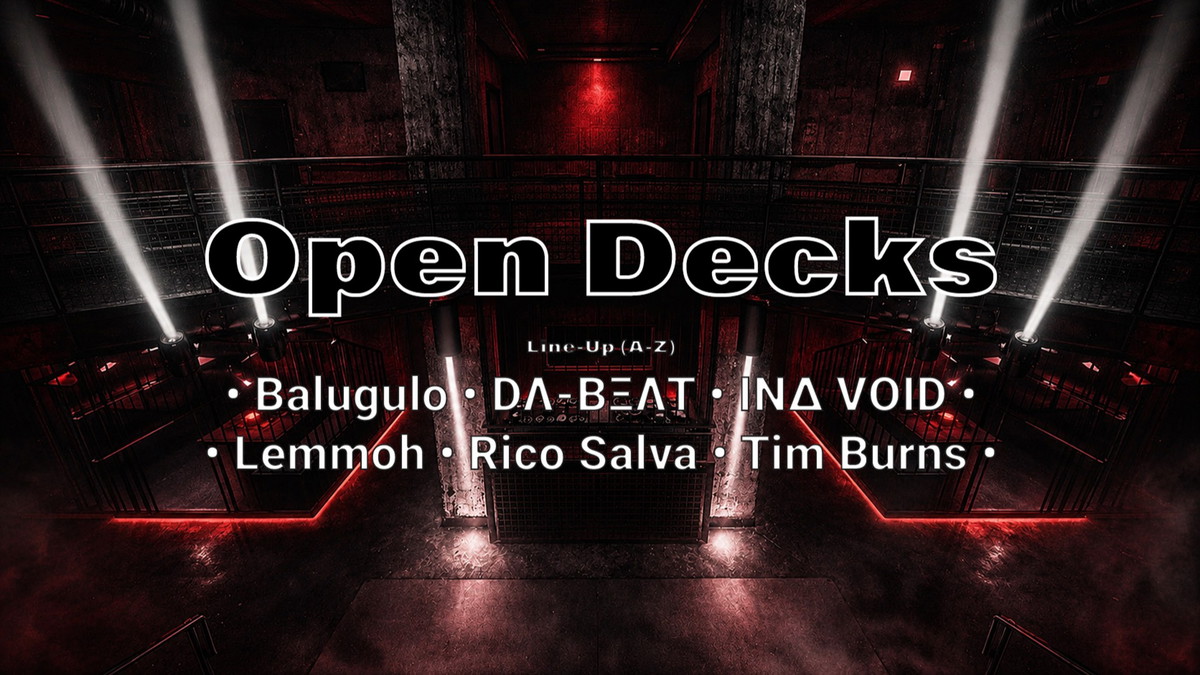 Titelbild der Veranstaltung Open Decks Nr. 4