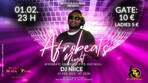 Afrobeats Night - DJ NIICE