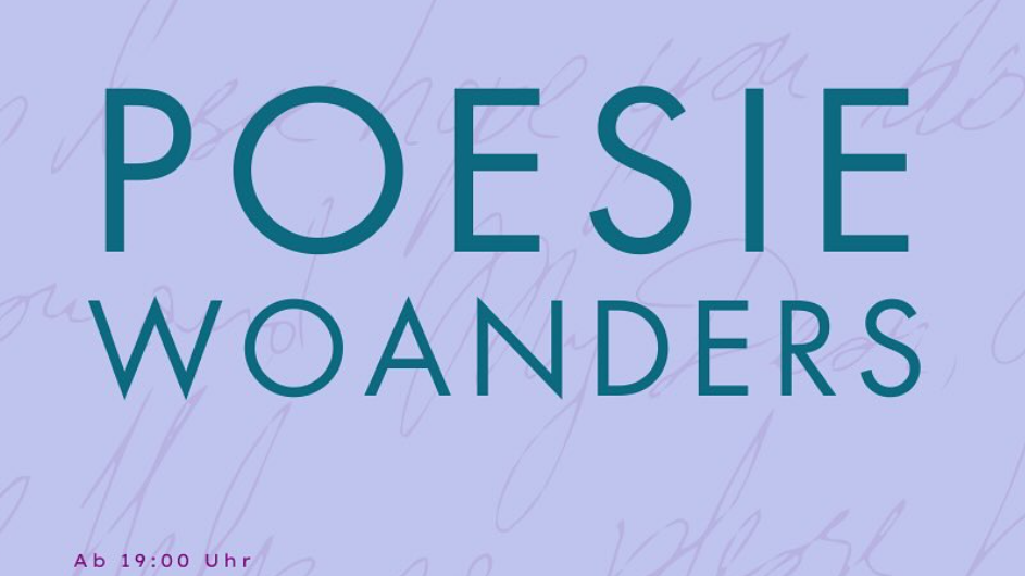 Poesie Woanders