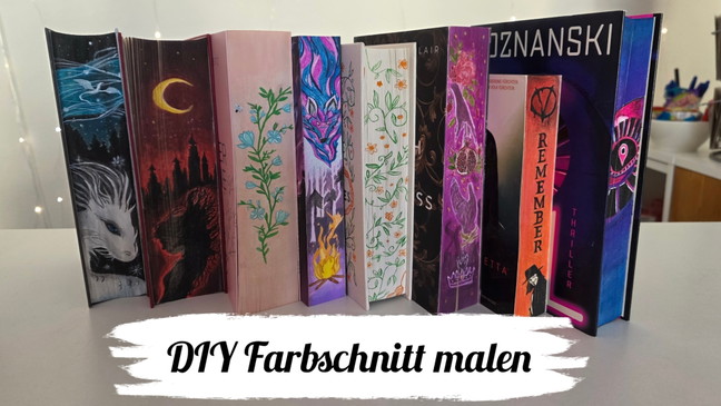 DIY Farbschnitt malen im Shades in Dortmund