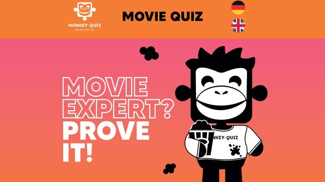 Das legendäre Movie Quiz – von Monkey-Quiz • Fragenset Nr. 4