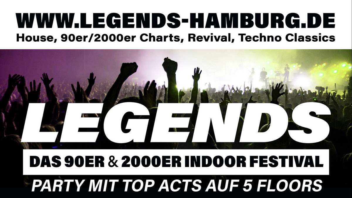 Titelbild der Veranstaltung Das 90er & 2000er Indoor Festival auf 5 Floors