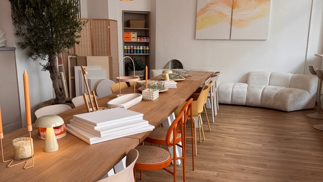 VINO & PAINT Premium im Studio Calma in Düsseldorf