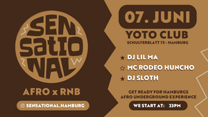 SENSATIONAL Afro x RnB Underground Party