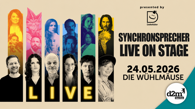 Synchronsprecher Live on Stage