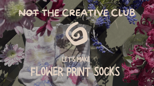 Not. the Creative Club - Flower Print Socks edition