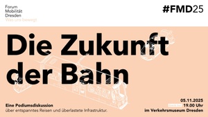 Die Zukunft der Bahn - Eine Podiumsdiskussion über entspanntes Reisen und überlastete Infrastruktur.