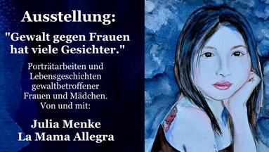 Kunstausstellung "Gewalt gegen Frauen hat viele Gesichter"
