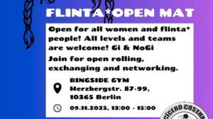 WOMEN FLINTA BJJ OPEN MAT