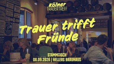Kölner TrauerTreff: Stammtisch – September 2026