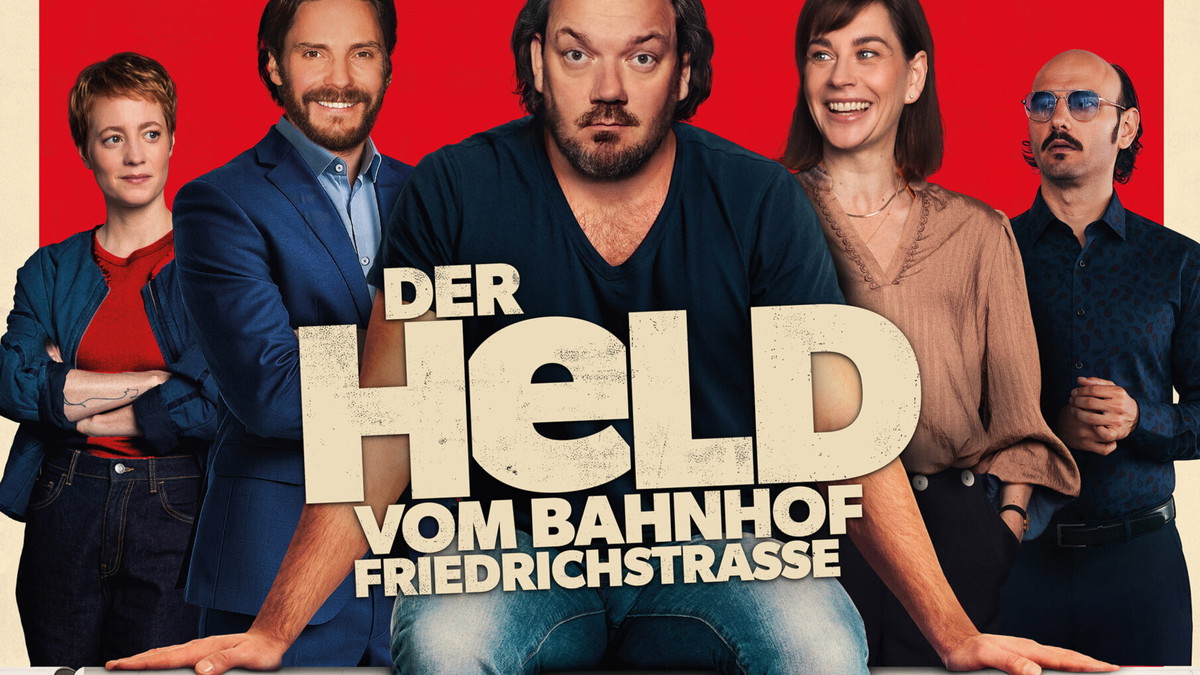 Titelbild der Veranstaltung Der Held vom Bahnhof Friedrichstraße - Pelmke open air Kino unterm Sternenhimmel