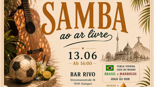 Roda de Samba - Brasilianische Lebensfreude über den Dächern Stuttgarts