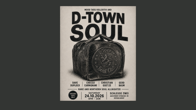D-town Soul, Rare and Northern Soul Allnighter