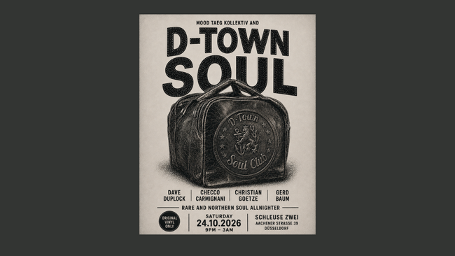D-town Soul, Rare and Northern Soul Allnighter
